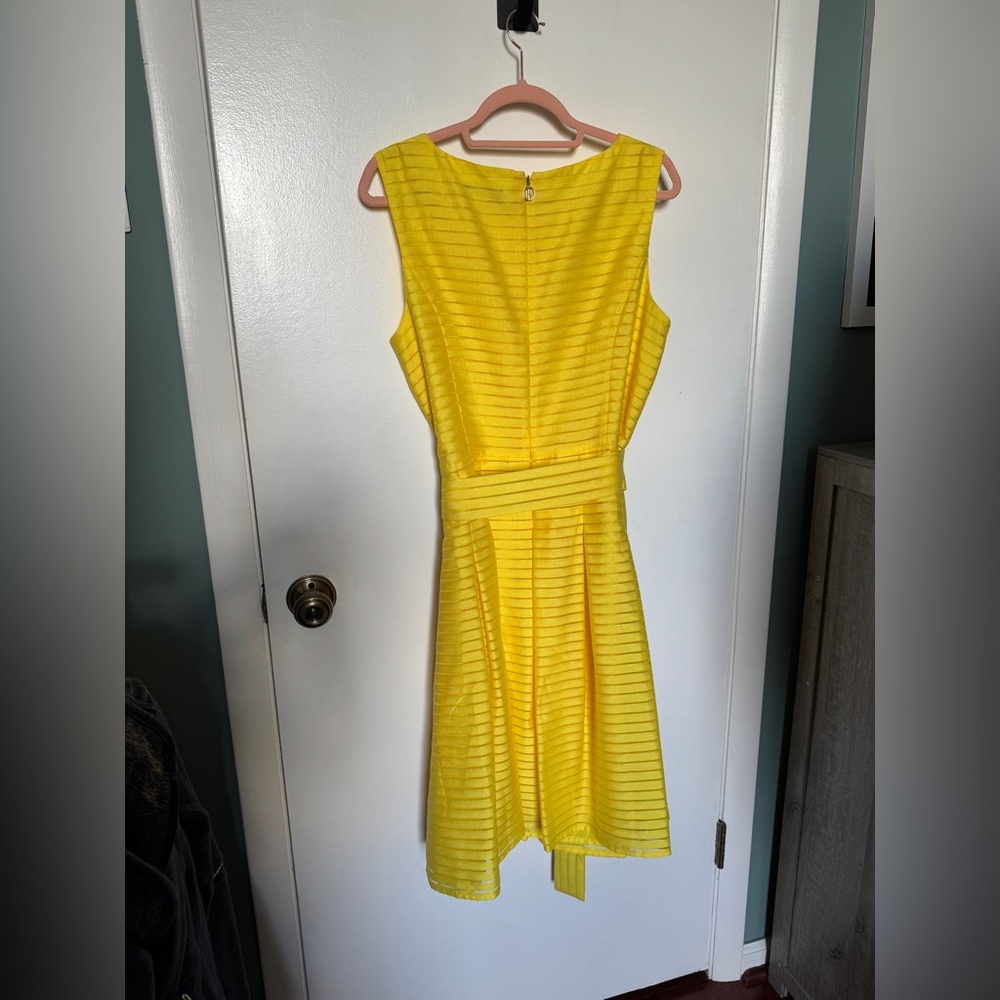Tommy Hilfiger heather yellow sleeveless dress - Picture 8 of 9
